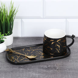 Чайный набор 3 предмета, ложка в комплекте/ CY8385-А /уп 36/ - ГалеонТрейд фото 2