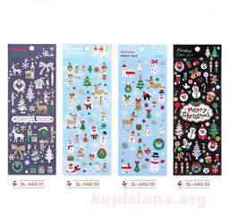 Набор наклеек Merry Christmas - Купи слона фото 4