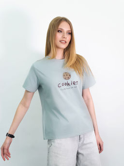 Футболка Cookies (мятный) - Nadi bordo фото 6