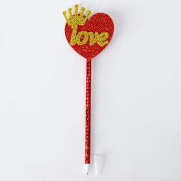 Цена за 12 шт. Ручка Любовь, синие чернила, МИКС - Simaland фото 2