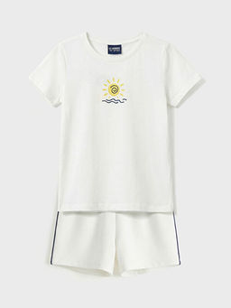 K?sa Kollu Bask?l? K?z ?ocuk Ti??rt ve ?ort