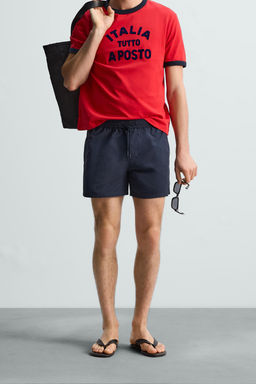 BASIC MID-LENGTH SWIMMING TRUNKS - Zara фото 2