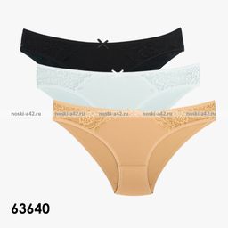 Цена за 5 шт. Трусы женские Турция кружево большие размеры арт. 63640 (63475, 63512) 3XL (50-52) - For you фото 8