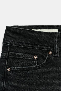 SHORTS MINI DENIM TRF TIRO BAJO / Carb?n - Zara фото 10