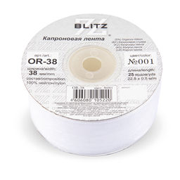 Лента капроновая 38 мм ( 1 1/2 ) BLITZ OR-38 22.8 м  0.5 м СК/Распродажа
