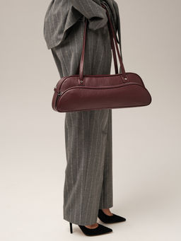 Кожаная сумка Roxy DBR 31186 зимняя вишня фото 6