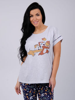 Пижама "Бурундучки 2" брюки, трикотаж