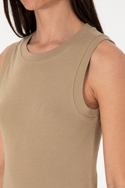 Kad_n Haki Kolsuz Bisiklet Yaka Basic Ti__rt Sepette S_rpriz _ndirim - U.s. polo assn фото 7