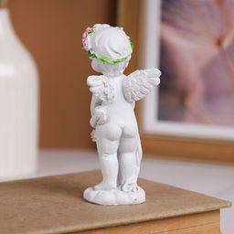 Цена за 2 шт. Фигурка Ангел 10 см / L1767 /уп 2/240/розовые цветы - ГалеонТрейд фото 6