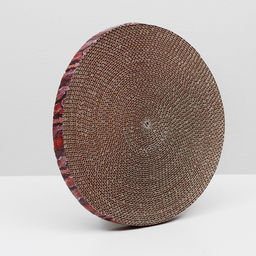 Гофрокогтеточка Пижон круглая Спил сосны, с пропиткой, 28 х 2,5 см  фото 10