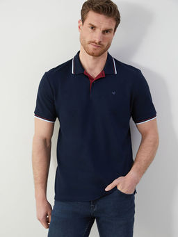 LC Waikiki Lacivert Polo Yaka Pike Erkek Ti__rt