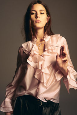 Blusa de volantes - H&m фото 5