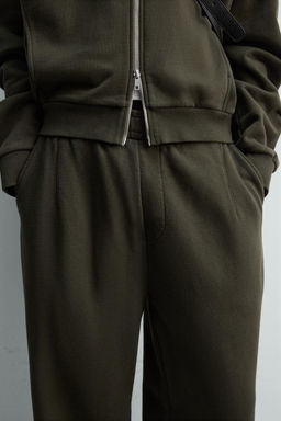 PANTAL?N JOGGER BALLOON FIT LAVADO / Khaki - Zara фото 6