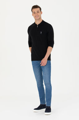 U. S. Polo Assn / Мужской черный свитер - U.s. polo assn фото 18