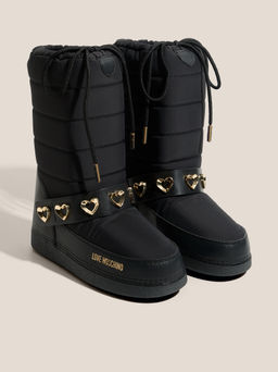 Женские дутики LOVE MOSCHINO SKI BOOT Артикул 4562709, черный  фото 2