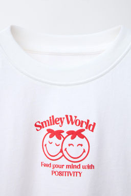 SMILEYWORLD ® PRINT AND PATCH T-SHIRT - Zara фото 3