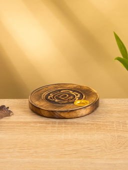 Подставка под благовония «Чакра», 10 см, дерево