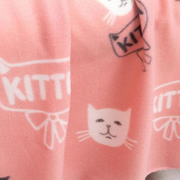 Плед Киттен розовый 120х150см, флис 120г/м пэ100% - Belezza фото 2