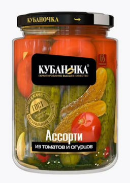 Ассорти марин. ст/б 720гр КУБАНОЧКА, , шт