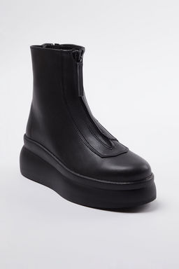 Trendyolmilla Shoes Siyah Flatform Topuklu Fermuarl? Kad?n Bot TAKAW25BO00017  фото 3
