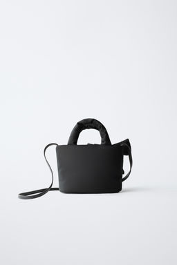 NYLON CROSSBODY BAG WITH BOW - Zara фото 5