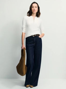 Джемпер на молнии из хлопка / Zarina