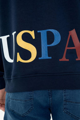 Мужской темно-синий свитшот - U.s. polo assn фото 7