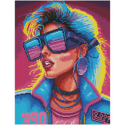 Алмазная мозаика 30*40см "Диджитал" 30цв. (АМП3040_52954, "ТРИ СОВЫ") полное заполнение, с подрамником