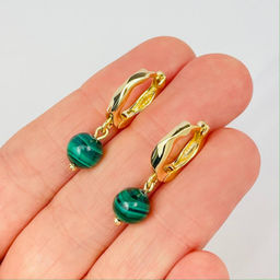 Серьги из Малахита