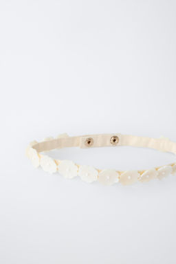 CHOKER FLORES NACARADAS / Blanco - Zara фото 3