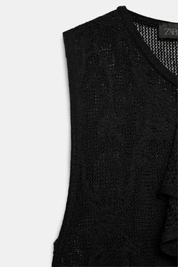 PLAIN STITCH HIGH NECK TOP - Zara фото 13
