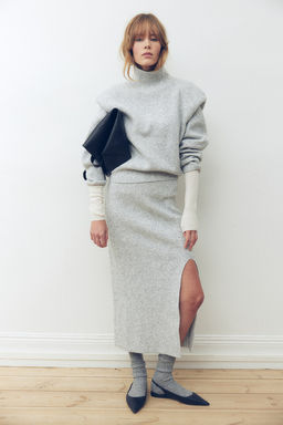 Jersey con hombreras y cuello perkins - H&m фото 2