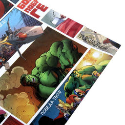 Цена за 10 шт. Бумага упаковочная глянцевая «Ты Супер Герой», Мстители, 70x100 см