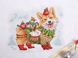 Набор для вышивания PANNA PR-7262 Новогодняя почта 25.5 х 22 см