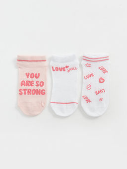 Desenli K?z ?ocuk Patik ?orap 5li - Waikiki фото 3