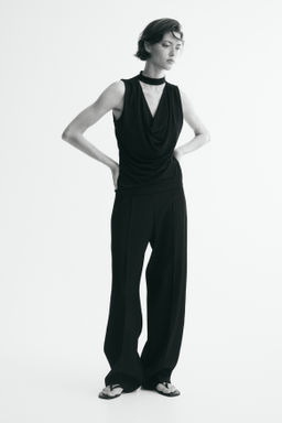 Top drapeado con cuello alto - H&m фото 3