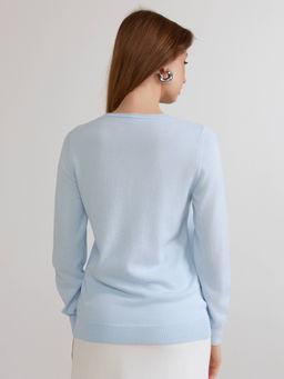 CONTE LDK2451 Джемпер женский light blue - Conte elegant фото 3