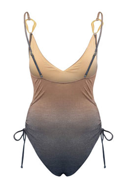 Degrade Simli Derin V Yaka Kapl? Aksesuarl? Regular Mayo TBESS26MA00057