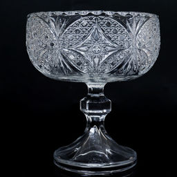 Ваза для сервировки 600 мл на ножке / W509/1 /уп 16/ Бабочка - ГалеонТрейд фото 4