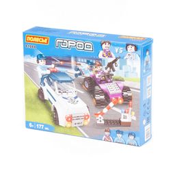 Конструктор Классик Город. Полиция-3 (177 элементов) (в коробке)