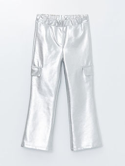 Beli Lastikli Hologram Detayl? K?z ?ocuk Pantolon - Waikiki фото 3