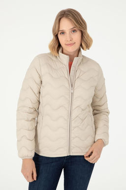 Женское кремовое пальто - U.s. polo assn фото 3
