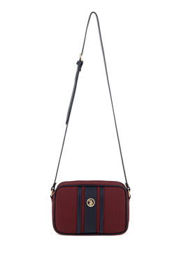 Женская бордовая сумка через плечо Неожиданная скидка в корзине - U.s. polo assn фото 6