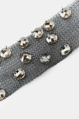 MESH CRYSTAL CHOKER - Zara фото 5