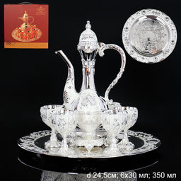 Коньячный набор серебро / 205-7-Silver /уп 20 / - Галеонтрейд фото 4