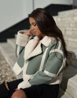 Дубленка укороченная - Liketon фото 2