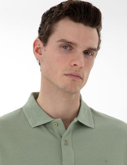 _a_la Ye_ili Slim Fit K_vr_lmaz Polo Yaka Basic Ti__rt - Pierre cardin фото 9