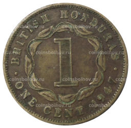 1 цент 1947 года Британский Гондурас
