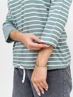 Лонгслив Николь Хлопок 95%, лайкра 5% тельняшка - Ивассорти фото 35