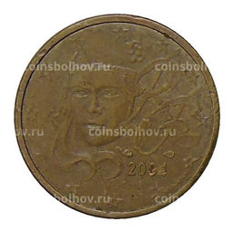 Монета 2 евроцента 2004 года Франция